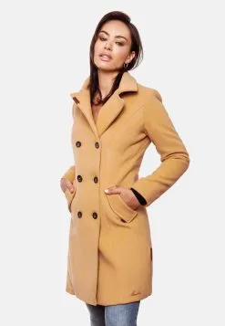 Marikoo Wintermantels Wintermantel Nanakoo Dames Cognac -Aanbiedingen Marikoo Winkel c0ef1c609b17b270939446559d728c64