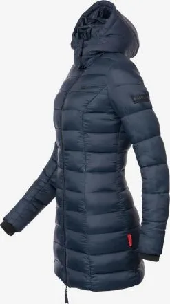 Marikoo Korte Mantels Wintermantel Abendsternchen Dames Nachtblauw -Aanbiedingen Marikoo Winkel c27bb943edf26e74851643bb9ef66742