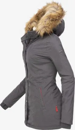 Marikoo Parkas Winterparka Akira Dames Antraciet -Aanbiedingen Marikoo Winkel c3e3b1e20e48e8ae65725913b35af64c