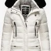 Marikoo Winterjassen Winterjas Loveleen Dames Wit -Aanbiedingen Marikoo Winkel c531d17ceffc66f73104a4a9e542218e