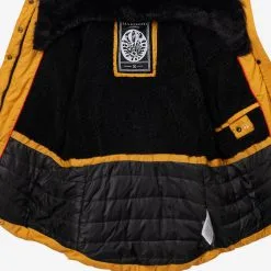 Marikoo Winterjassen Winterjas Lotusblüte Dames Goudgeel -Aanbiedingen Marikoo Winkel c70e4aea234b060fa086105867d2b61f