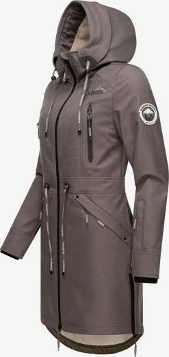 Marikoo Parkas Tussenparka Dames Donkergrijs -Aanbiedingen Marikoo Winkel caa370b22575e2ebc240f79b44623959