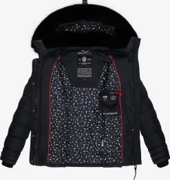 Marikoo Winterjassen Winterjas Qesra Dames Nachtblauw -Aanbiedingen Marikoo Winkel cb859cef07c29f4ffbe13b259bc04616