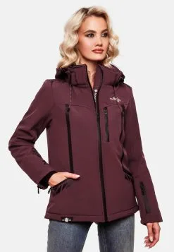 Marikoo Winterjassen Winterjas Dames Bordeaux -Aanbiedingen Marikoo Winkel cc5e47906a03fbcb6863407368a65b65