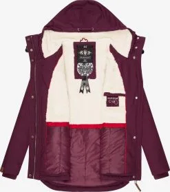 Marikoo Winterjassen Winterjas Bikoo Dames Wijnrood -Aanbiedingen Marikoo Winkel d116c7d2a3e8579c0879f6754137166e