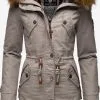 Marikoo Parkas Winterparka La Viva Dames Grijs -Aanbiedingen Marikoo Winkel d231cdc44f4b3579d22db8063b6ef813