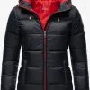 Marikoo Winterjassen Winterjas Leandraa Dames Nachtblauw -Aanbiedingen Marikoo Winkel d30cc8499e845933678ebaca98234e16
