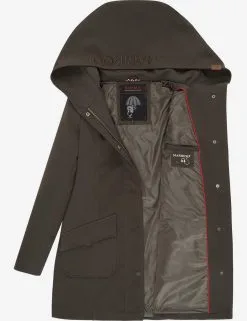 Marikoo Regenmantels Functionele Mantel Mayleen Dames Bruin -Aanbiedingen Marikoo Winkel d4b902e800c34705af71cb20f6a61998