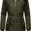 Marikoo Parkas Winterparka Kamii Dames Olijfgroen -Aanbiedingen Marikoo Winkel d6836ab1b255873e41915f37b459a87e