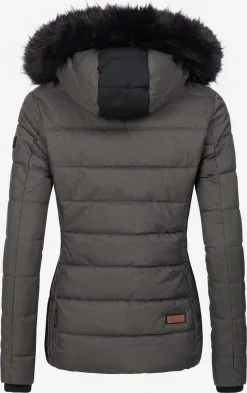 Marikoo Winterjassen Winterjas Unique Dames Antraciet -Aanbiedingen Marikoo Winkel d7c97187e96b3bdf0e2ea7be3bd75071
