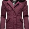 Marikoo Parkas Winterparka Karambaa Dames Wijnrood -Aanbiedingen Marikoo Winkel d7d0b22b6d577fe21f64c3a9fe3595e8