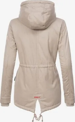 Marikoo Winterjassen Winterjas Manolya Dames Lichtbeige -Aanbiedingen Marikoo Winkel d97603563c5df707347bfb1b941125f9