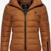 Marikoo Winterjassen Winterjas Poison Dames Bruin -Aanbiedingen Marikoo Winkel da0b13439af5aa5be5d25d211cafbb65