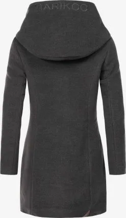 Marikoo Wintermantels Wintermantel Maikoo Dames Antraciet -Aanbiedingen Marikoo Winkel da85b3d630601e3a1a03a024c67101ee