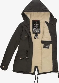 Marikoo Winterjassen Winterjas Manolya Dames Antraciet -Aanbiedingen Marikoo Winkel dc51ad48aa017fff1a68571fc30d0045