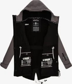 Marikoo Regenmantels Functionele Mantel Zimtzicke Dames Taupe -Aanbiedingen Marikoo Winkel ddeb123f829b2949de5fc230bfed0ee4