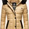 Marikoo Winterjassen Winterjas Unique Dames Beige