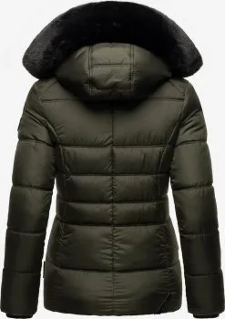 Marikoo Winterjassen Winterjas Loveleen Dames Olijfgroen -Aanbiedingen Marikoo Winkel ebecb88892a75850ddba899864137c59