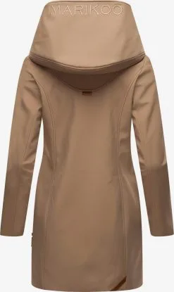 Marikoo Regenmantels Functionele Mantel Mayleen Dames Lichtbruin -Aanbiedingen Marikoo Winkel efe238382ed204f98ab02f8ce35ca3fb