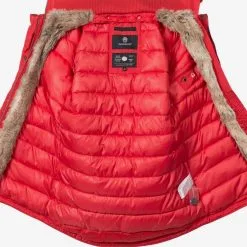 Marikoo Parkas Winterparka Grinsekatze Dames Rood -Aanbiedingen Marikoo Winkel eff66c2ab3ef41ff73bcaa3ecc1431c3