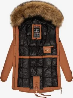 Marikoo Parkas Winterparka La Viva Dames Bruin -Aanbiedingen Marikoo Winkel f1506d6557e83b44c5e28ae8a3e61627