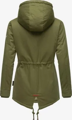 Marikoo Winterjassen Winterjas Manolya Dames Olijfgroen -Aanbiedingen Marikoo Winkel f1da8b7654be47bb0d4592caba8a20b5