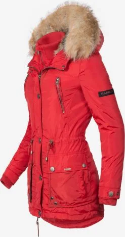 Marikoo Parkas Winterparka Grinsekatze Dames Rood -Aanbiedingen Marikoo Winkel f2956045bfb80b488f1afa4823c77ac3