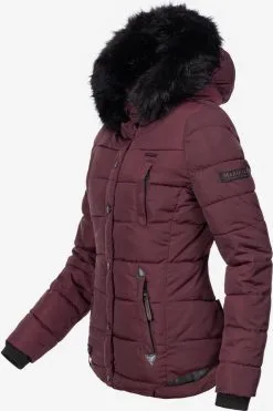 Marikoo Winterjassen Winterjas Lotusblüte Dames Bourgogne -Aanbiedingen Marikoo Winkel f30794778d0f1982605e367b8d807ca7