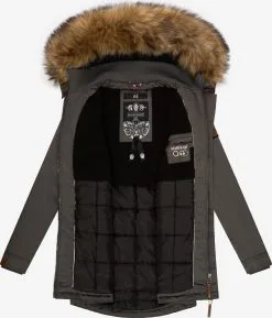 Marikoo Wintermantels Wintermantel Sanakoo Dames Donkergrijs 13 Marikoo Wintermantels Wintermantel Sanakoo Dames Donkergrijs -Aanbiedingen Marikoo Winkel f44d296b509cc38486c6c127dba8642e