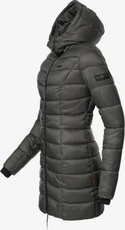 Marikoo Korte Mantels Wintermantel Abendsternchen Dames Antraciet -Aanbiedingen Marikoo Winkel f777c22dd773046171af909dacda6737