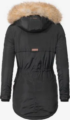 Marikoo Parkas Winterparka Grinsekatze Dames Zwart -Aanbiedingen Marikoo Winkel fa69bc8b04705f4db95472ebaab31789