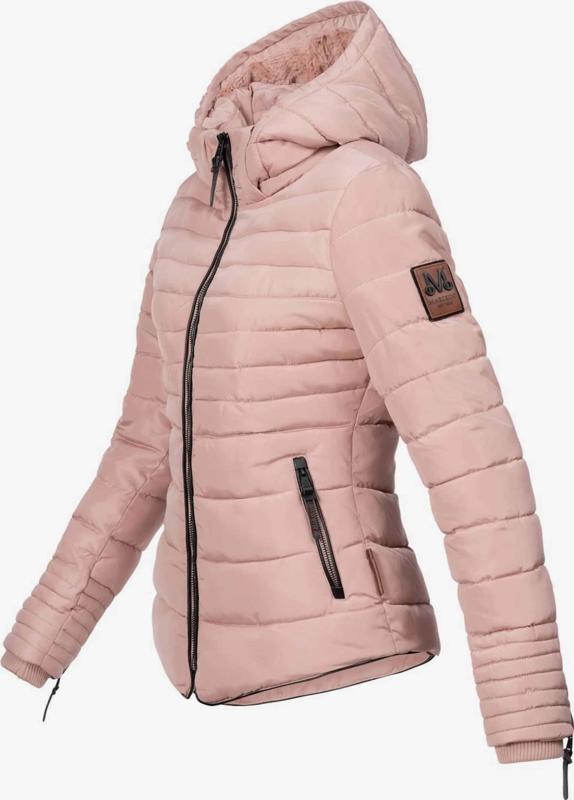 Marikoo Winterjassen Winterjas Amber Dames Rosa 4 Marikoo Winterjassen Winterjas Amber Dames Rosa - Afbeelding 2