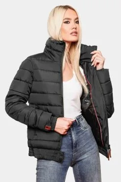 Marikoo Winterjassen Winterjas Poison Dames Zwart -Aanbiedingen Marikoo Winkel ffce0b1ad2a90d8ff6ed676b7e2a8fb4
